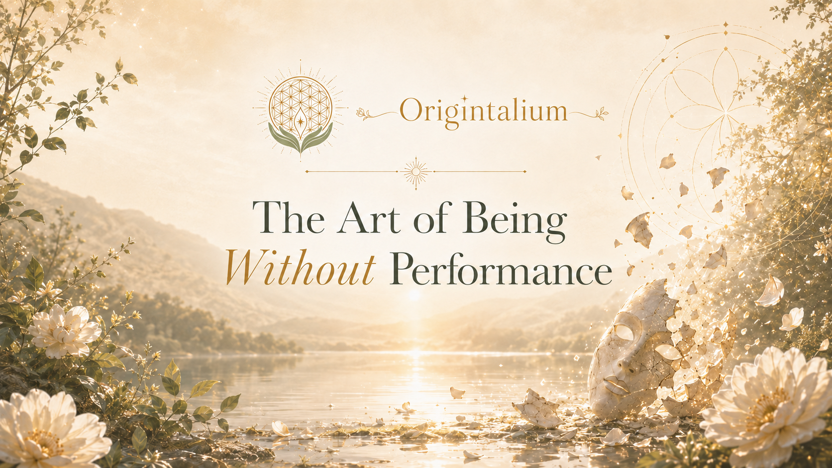 The Art of Being Without Performance course